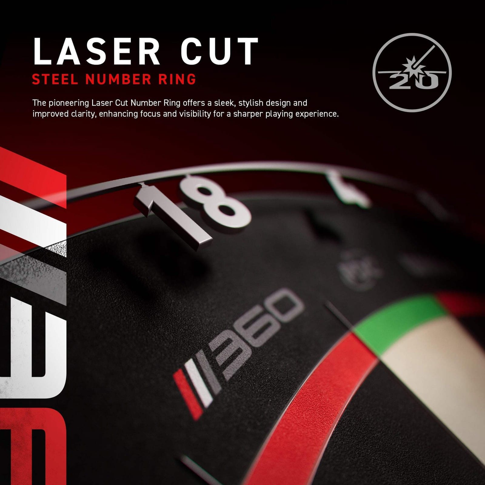 Winmau Blade 360 Triple Core Dartboard - Image 6