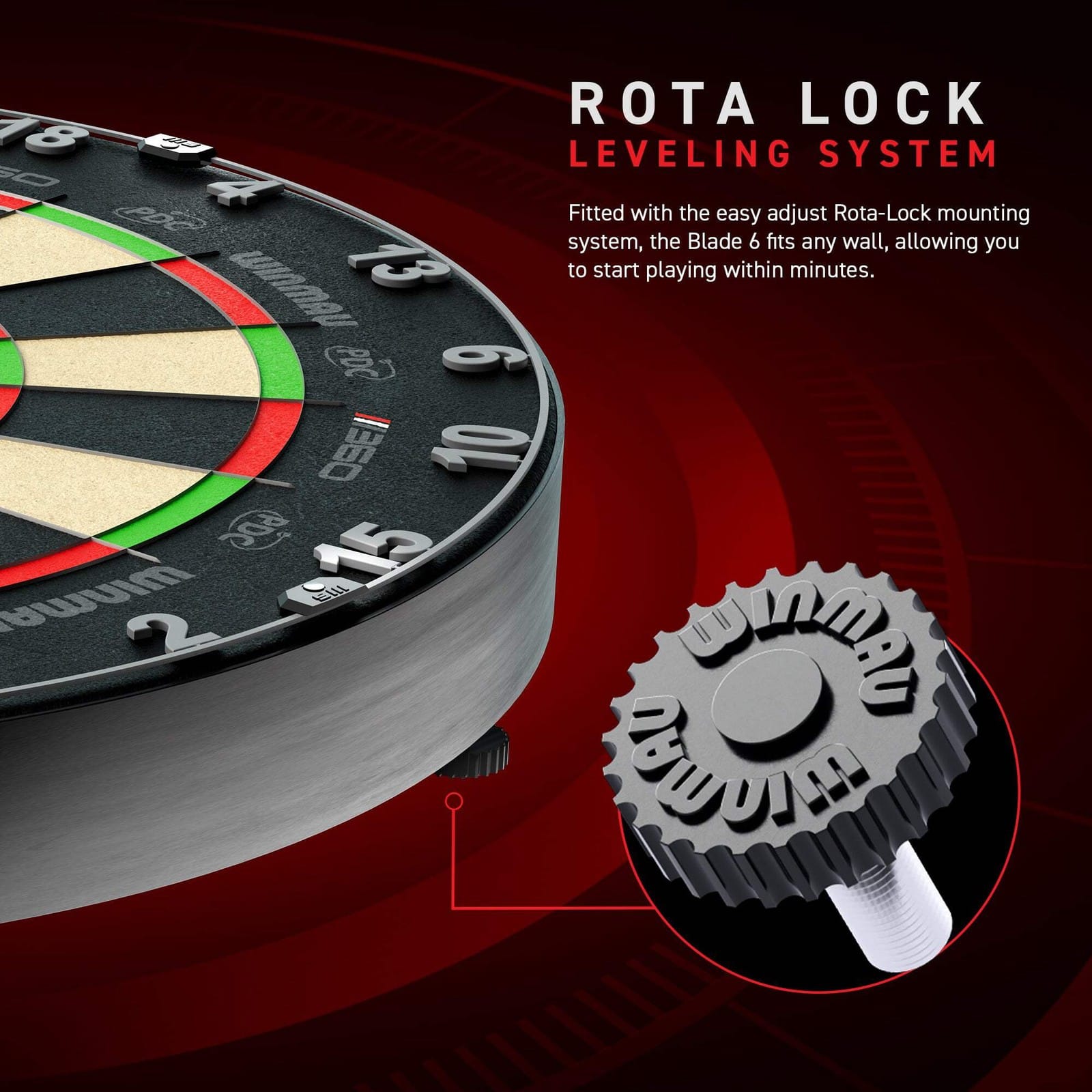 Winmau Blade 360 Triple Core Dartboard - Image 8