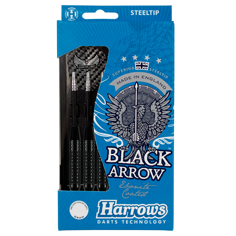Black Arrow 25gK Steel Tip Darts - Image 3