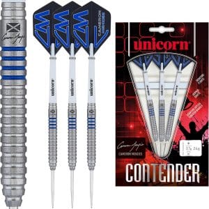 Unicorn Cameron Menzies Darts 90% Tungsten Phase 2 Barrels Machined Grip Rings