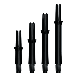 L-Style L-Shaft Locked Straight Black Dart Shafts