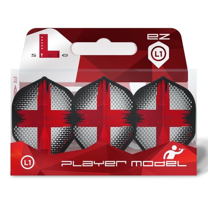 L-Style Champagne EZ L1 Standard David Evans V2 Black - Dart Flights - Image 2