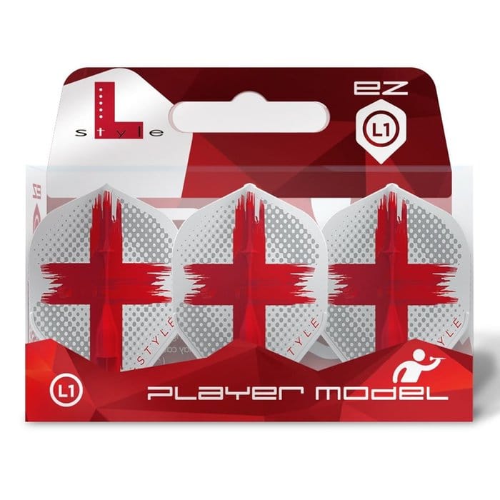 L-Style Champagne EZ L1 Standard David Evans V2 White - Dart Flights - Image 2
