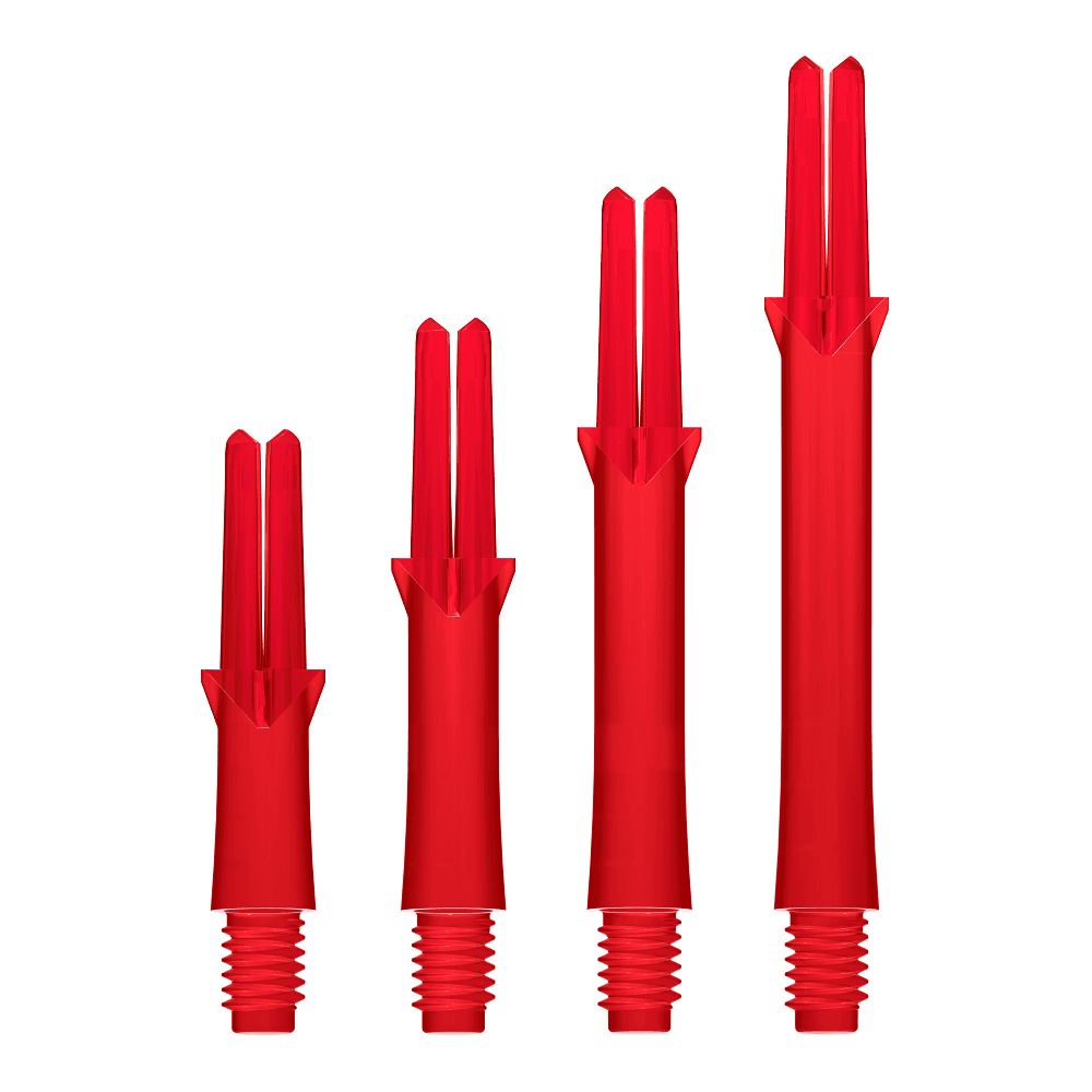 L-Style L-Shaft Locked Straight Red Dart Shafts