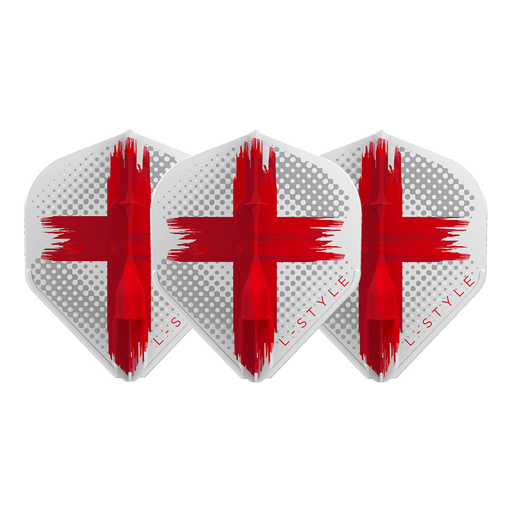 L-Style Champagne EZ L1 Standard David Evans V2 White - Dart Flights