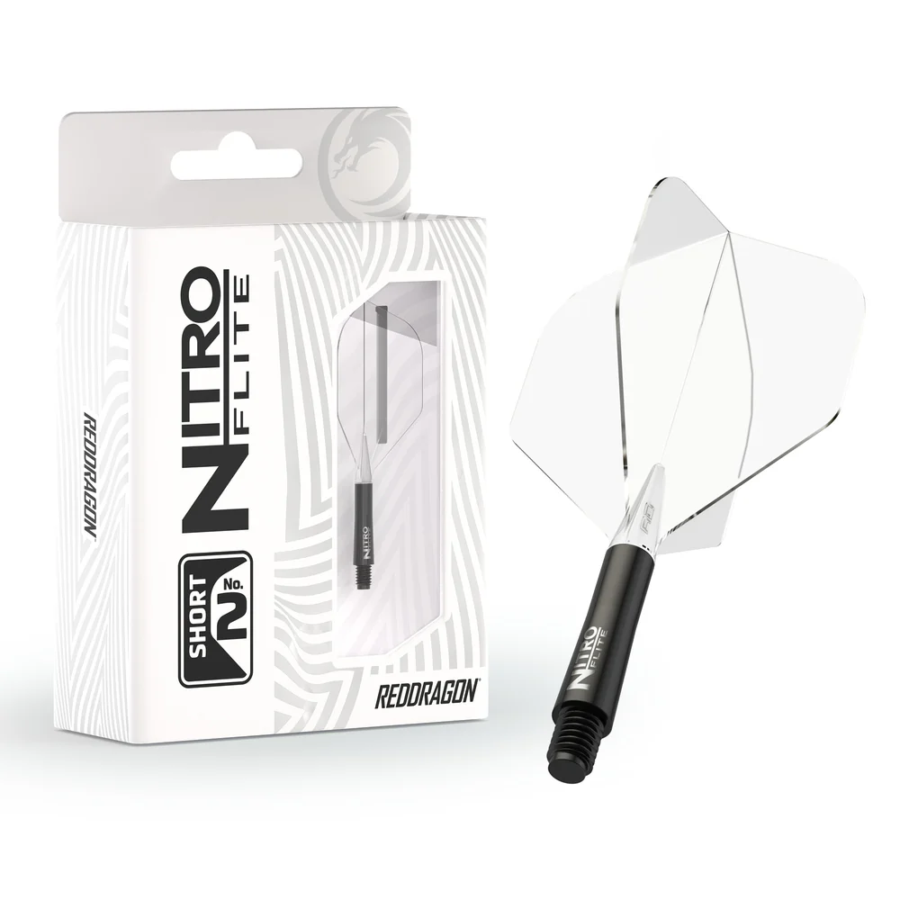Nitro Flite – Integrated Flight and Shaft Black & Clear