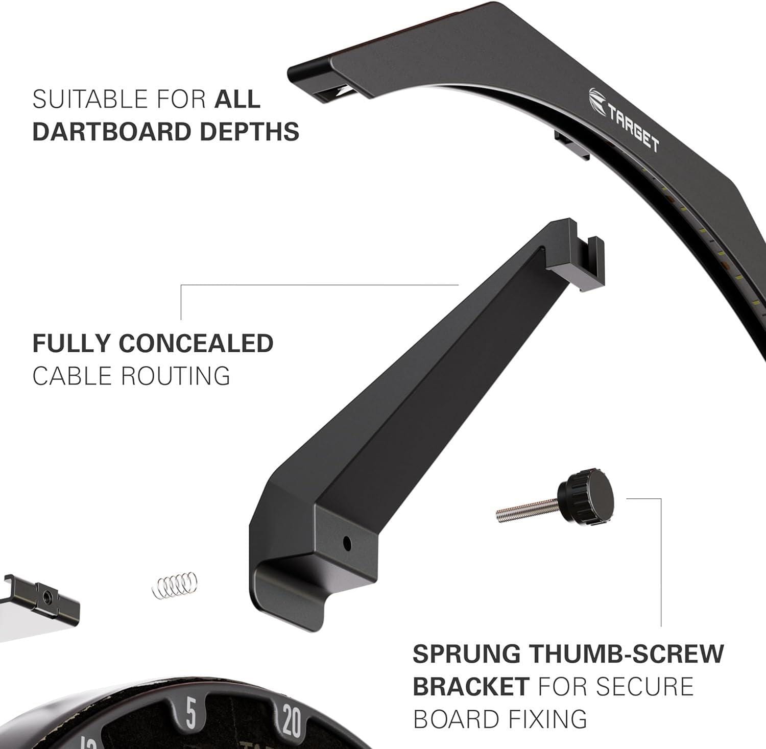 Target Arc Dartboard Lighting System LED Dart Board Light - Image 4