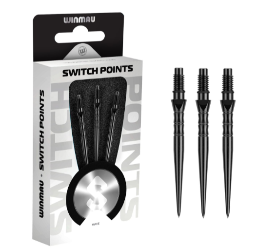 Winmau Switch Point Wave Black