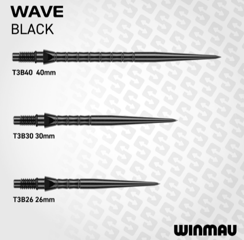 Winmau Switch Point Wave Black - Image 3