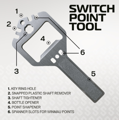 Winmau Switch Point Wave Black - Image 4