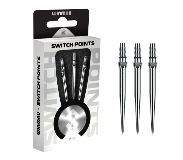 Winmau Switch Point Smooth Silver