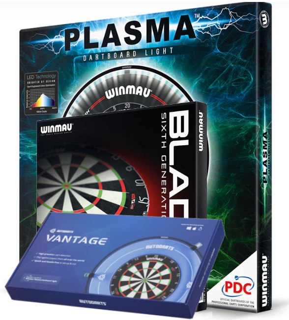 Winmau Vantage Autoscorer/Surround/Plasma Light Bundle/Blade 6