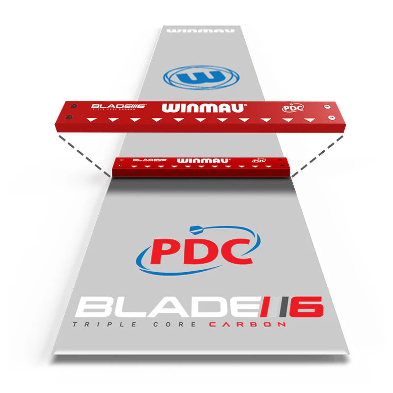 Winmau Clearzone PVC Dart Mat with Integrated Oche - Image 4