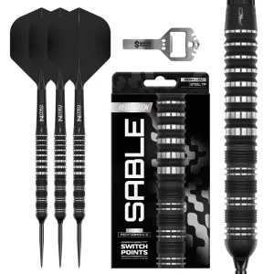 Red Dragon Sable Parallel SP 90% Tungsten Steel Tip Darts - 21g