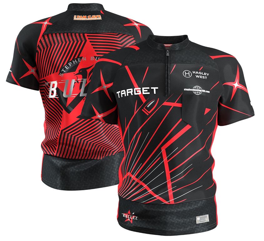 Target Darts Stephen Bunting 2027 Official Youth Playing Shirt Kids 8-10yrs - Image 6