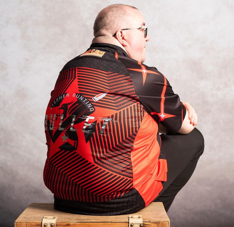 Target Darts Stephen Bunting 2027 Official Youth Playing Shirt Kids 8-10yrs - Image 3