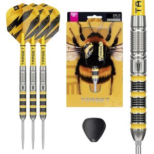 Target Darts BUZZ Steel Tip 90% Tungsten Swiss Points Dart Set Barrel 01
