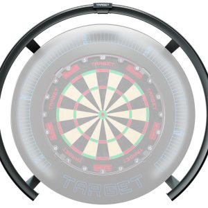 Target Darts Corona Vision 2 Dart Board LED Lighting System, Black Frame