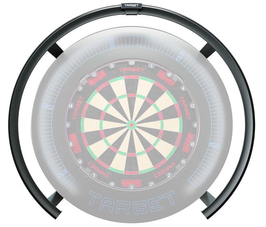 Target Darts Corona Vision 2 Dart Board LED Lighting System, Black Frame