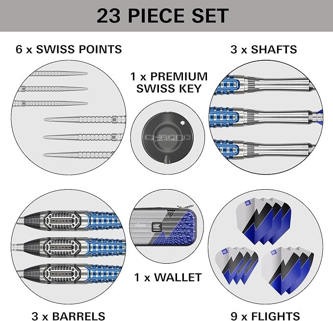 Target Darts Phil Taylor Power Chrono Steel Tip 95% Tungsten SP Darts - Image 4