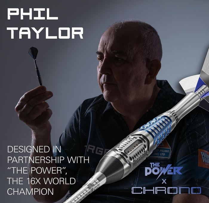 Target Darts Phil Taylor Power Chrono Steel Tip 95% Tungsten SP Darts - Image 2