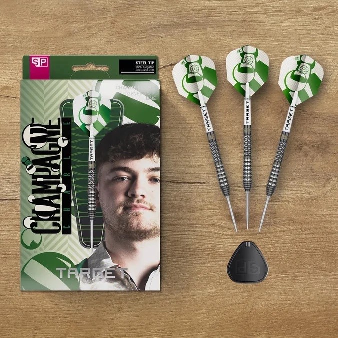 TARGET DARTS CHARLIE MANBY G1 SP 95% TUNGSTEN STEEL TIP DARTS - Image 2