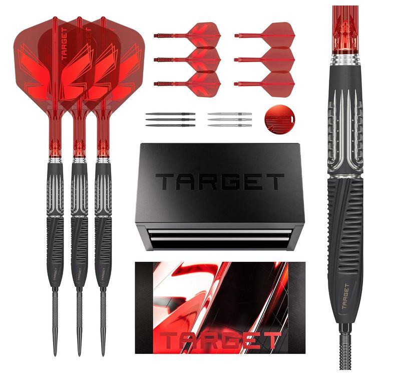 Target Darts SHIFT Steel Tip 90% Tungsten Swiss Point Professional Dart Set