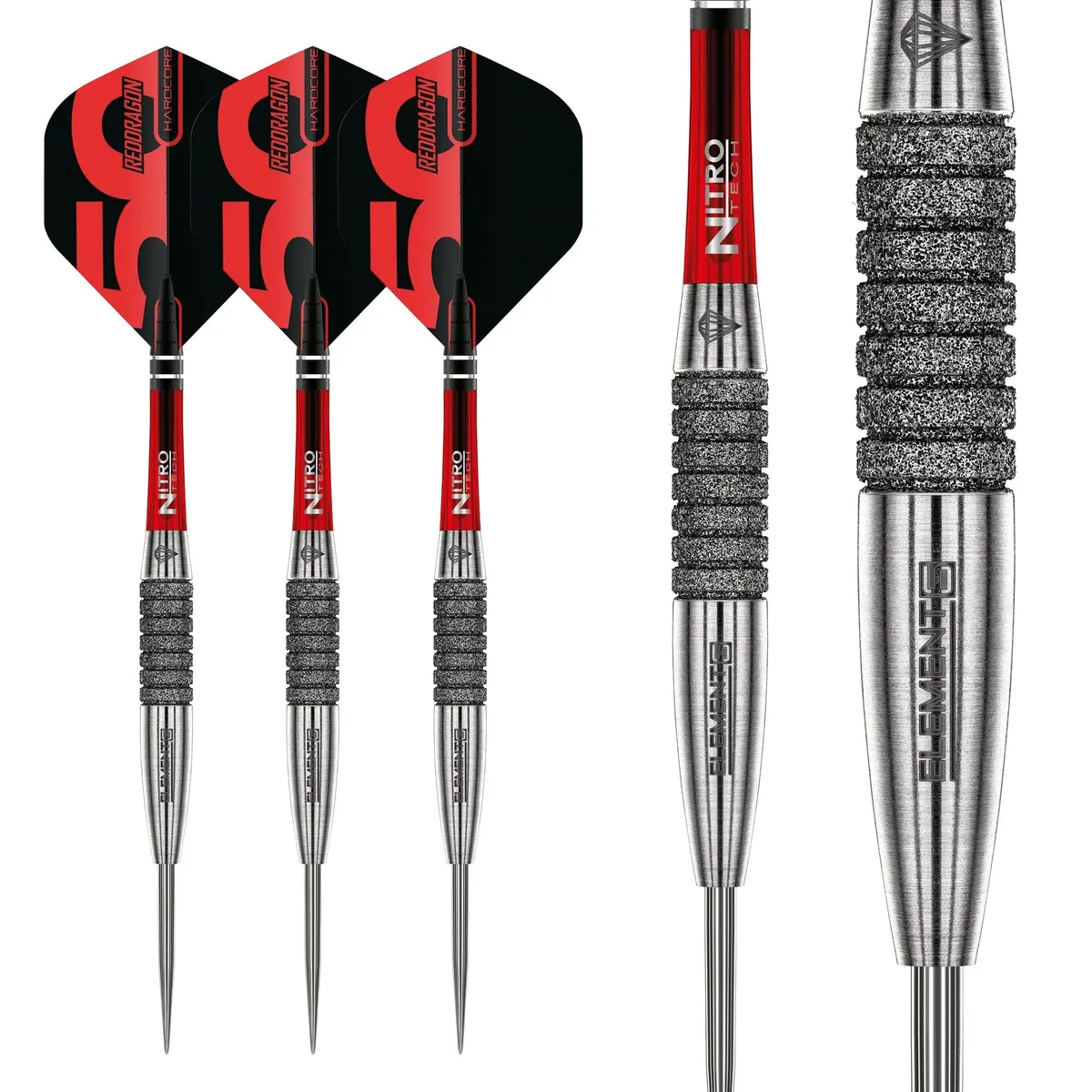 Red Dragon 50 Year Collection Element 6 C 90% Tungsten Darts 24 G - Image 2