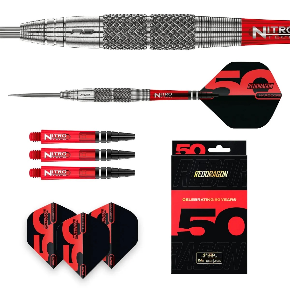 Red Dragon 50 Year Collection Grizzly 2 Darts 24G - Image 5