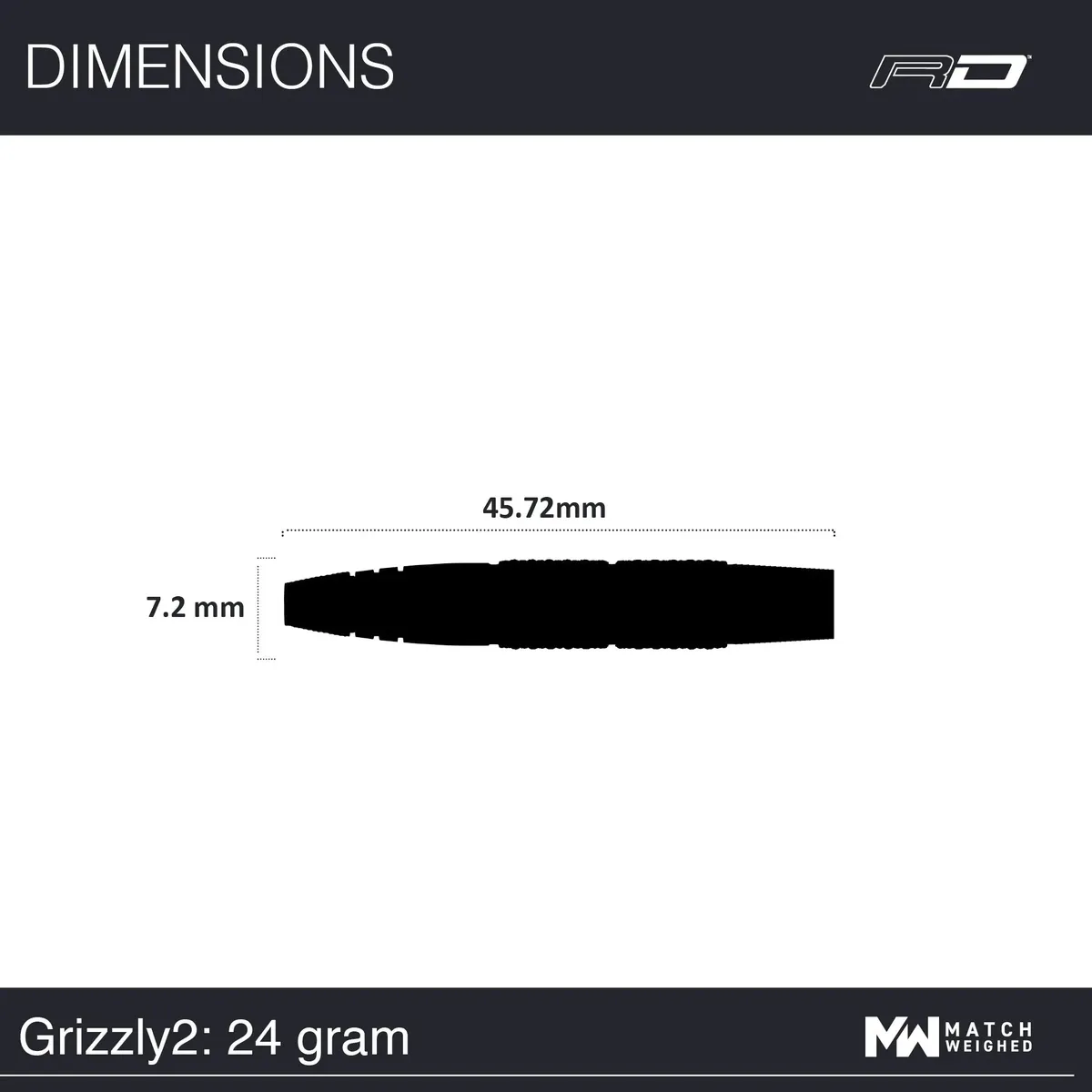 Red Dragon 50 Year Collection Grizzly 2 Darts 24G - Image 7