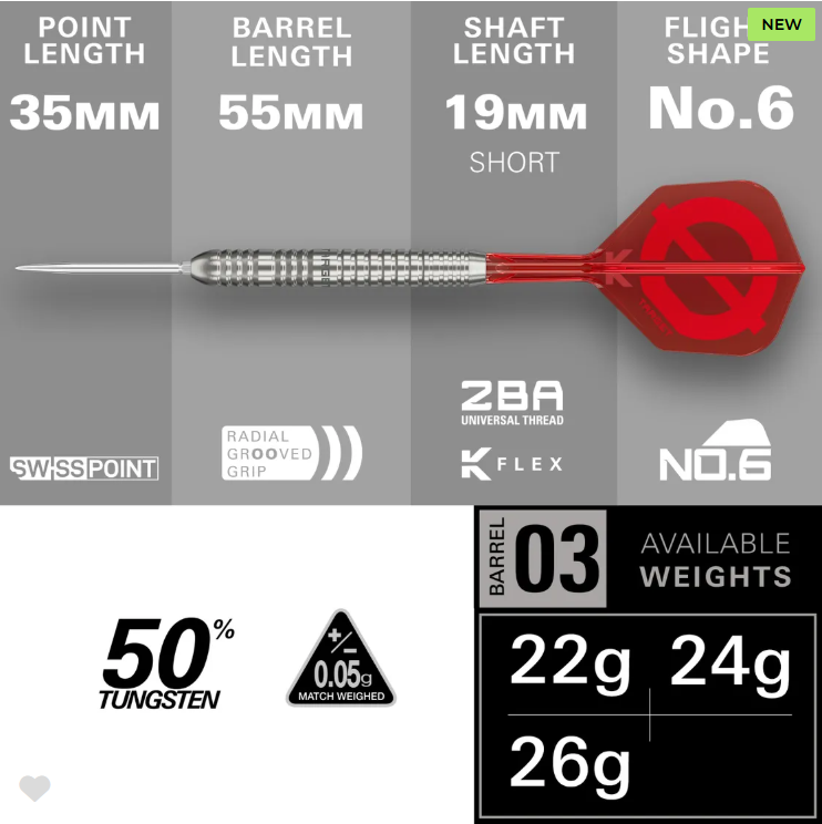 Target Group Ø 50% Tungsten Steel Tip Darts - Image 8
